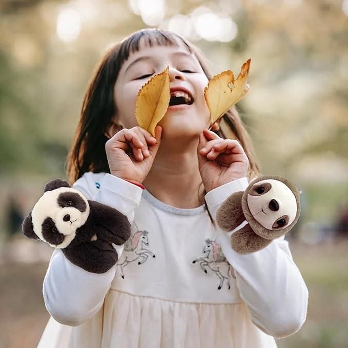 🐼✨  Panda Hug Bracelet - A soft toy that turns into a bracelet 🤗💕