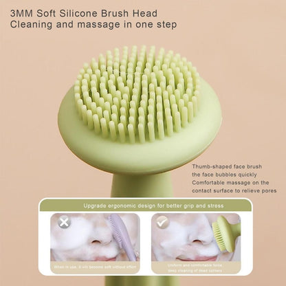 Double Headed Face Cleansing Brush Pack of 2