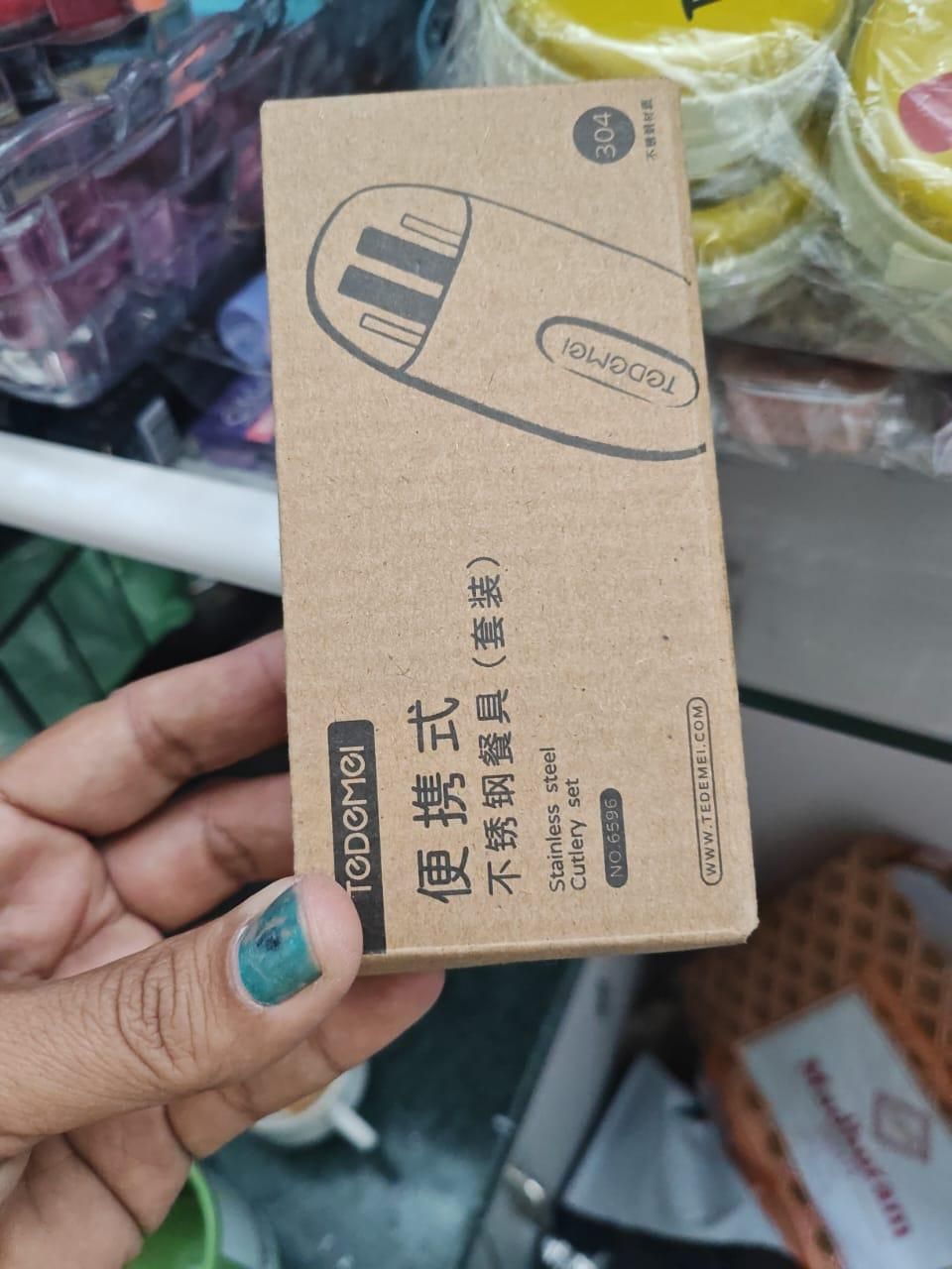 Travel Kawaii Cutlery Set