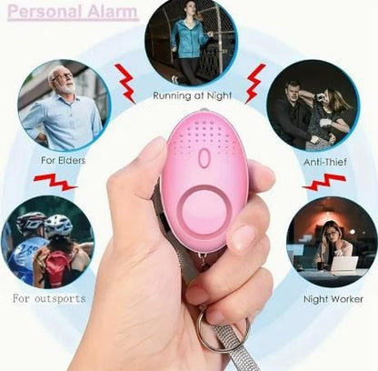 🚨 Self Defence Emergency Alarm Portable Keychain - High Decibel 130 DB | Led Light | For Women, Kids, Elderly