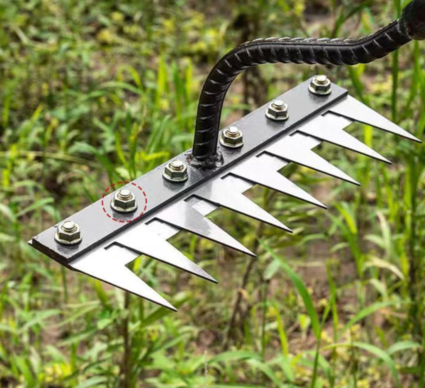 5 Teeth Carbon Steel Garden Weeding - Rust proof