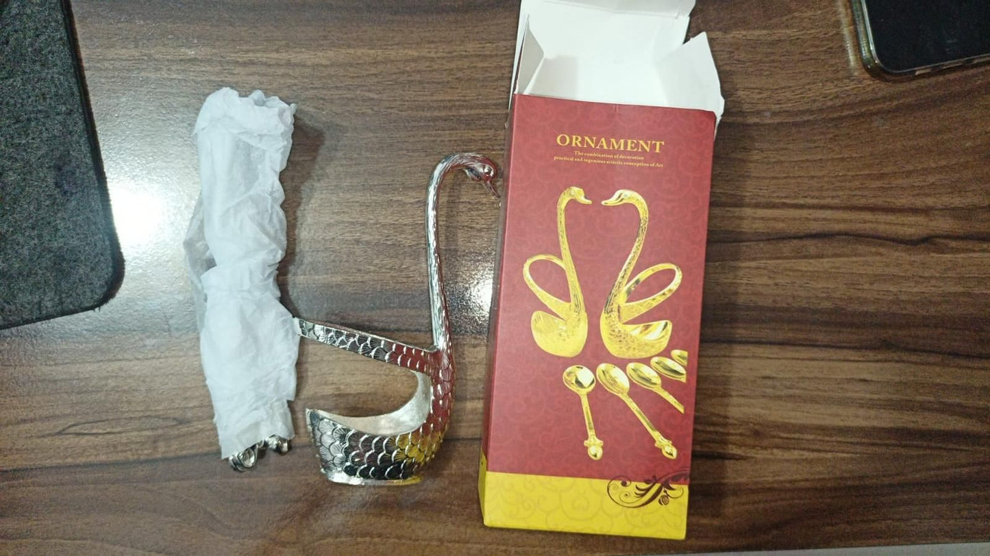 Swan Base Fork Holder With Fork Set for  Kitchen & Home D�cor