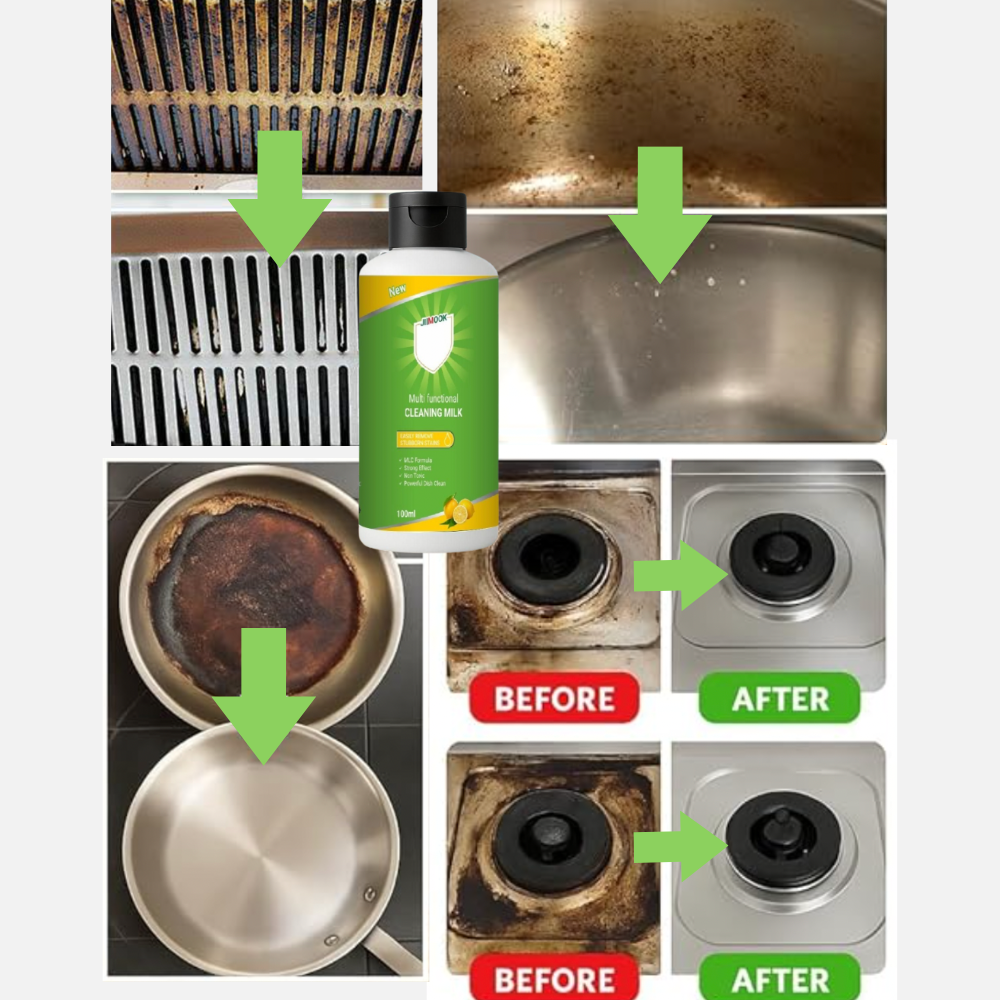 🧽✨ Powerful Multifunctional Cleaner - Pack of 4 (100ml) -  Stubborn Stain Removal In 10 Seconds! 💪