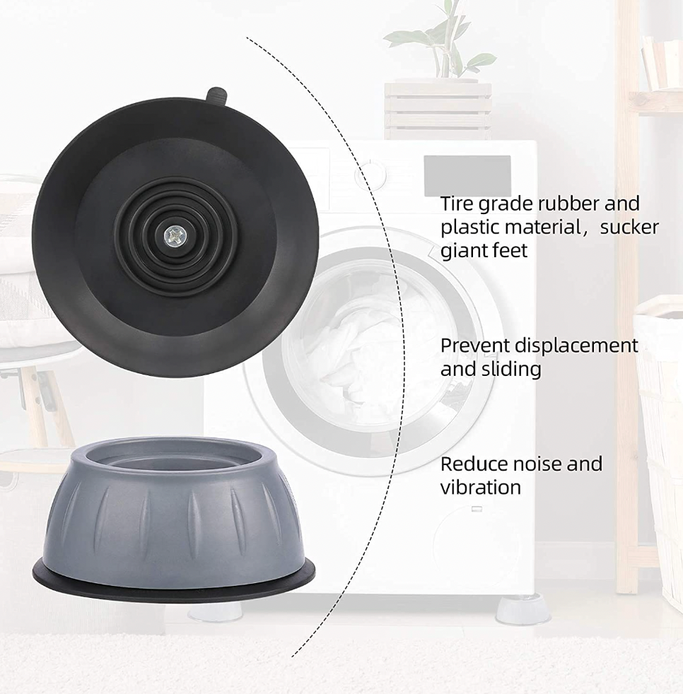 Anti Vibration Pads for Washing Machine (4 Pcs) - Noise Cancelling | Damage Protection