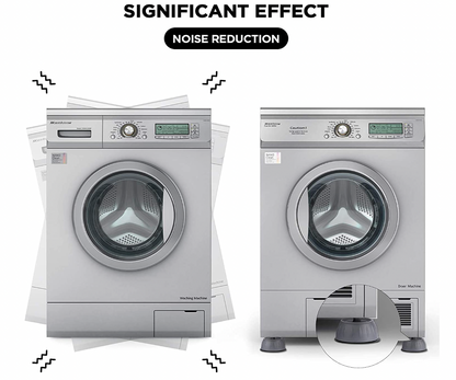 Anti Vibration Pads for Washing Machine (4 Pcs) - Noise Cancelling | Damage Protection